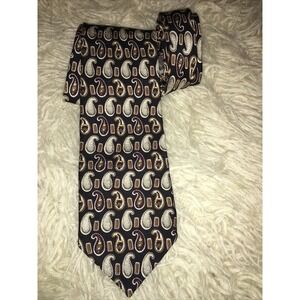Robert Talbott Nordstrom Silk Tie Paisley‎ Print made in Italy